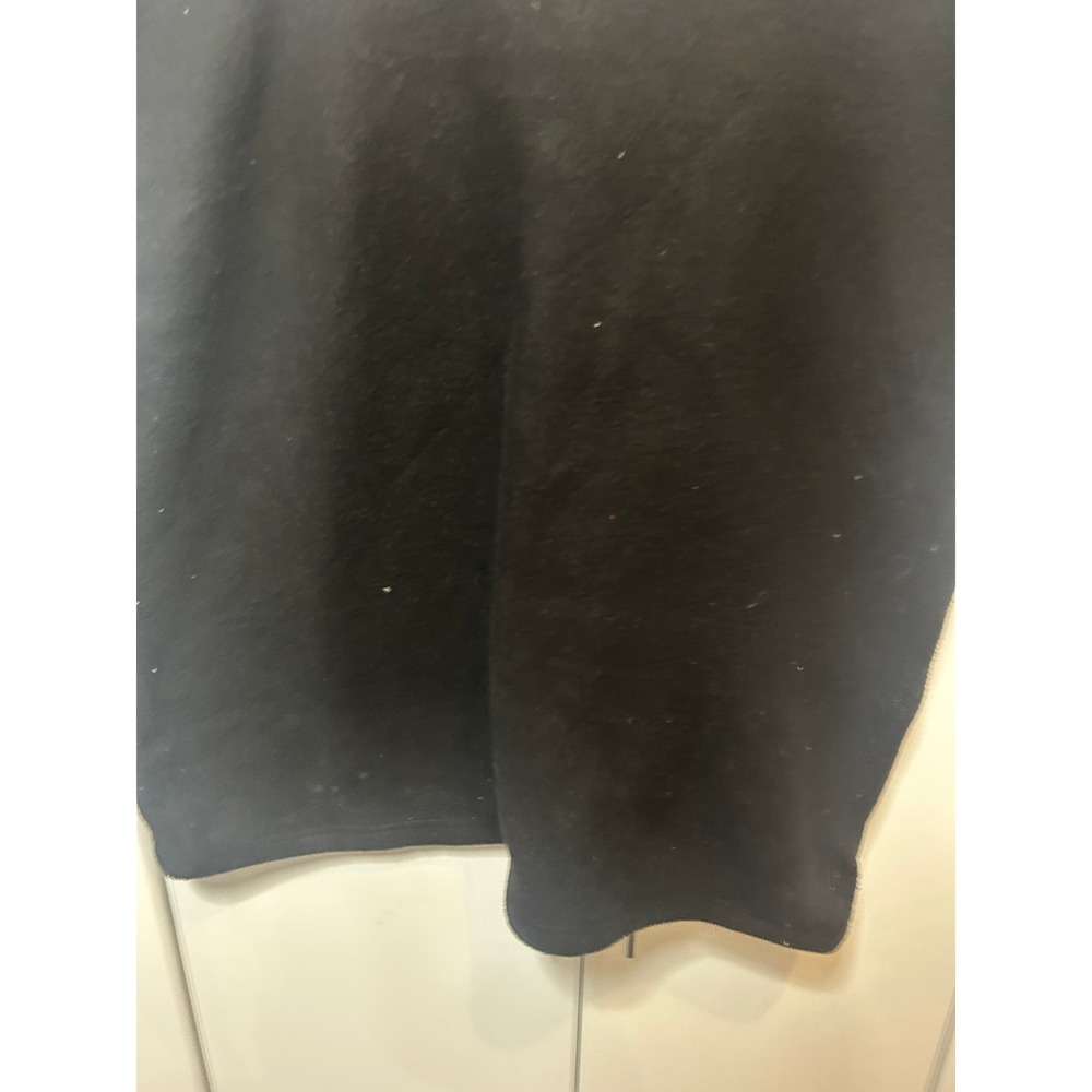 RUBA Black Fleece Full Zip Vest‎ Mens 3X Made in USA Mock Neck Sleeveless Jacket - Picture 14 of 16